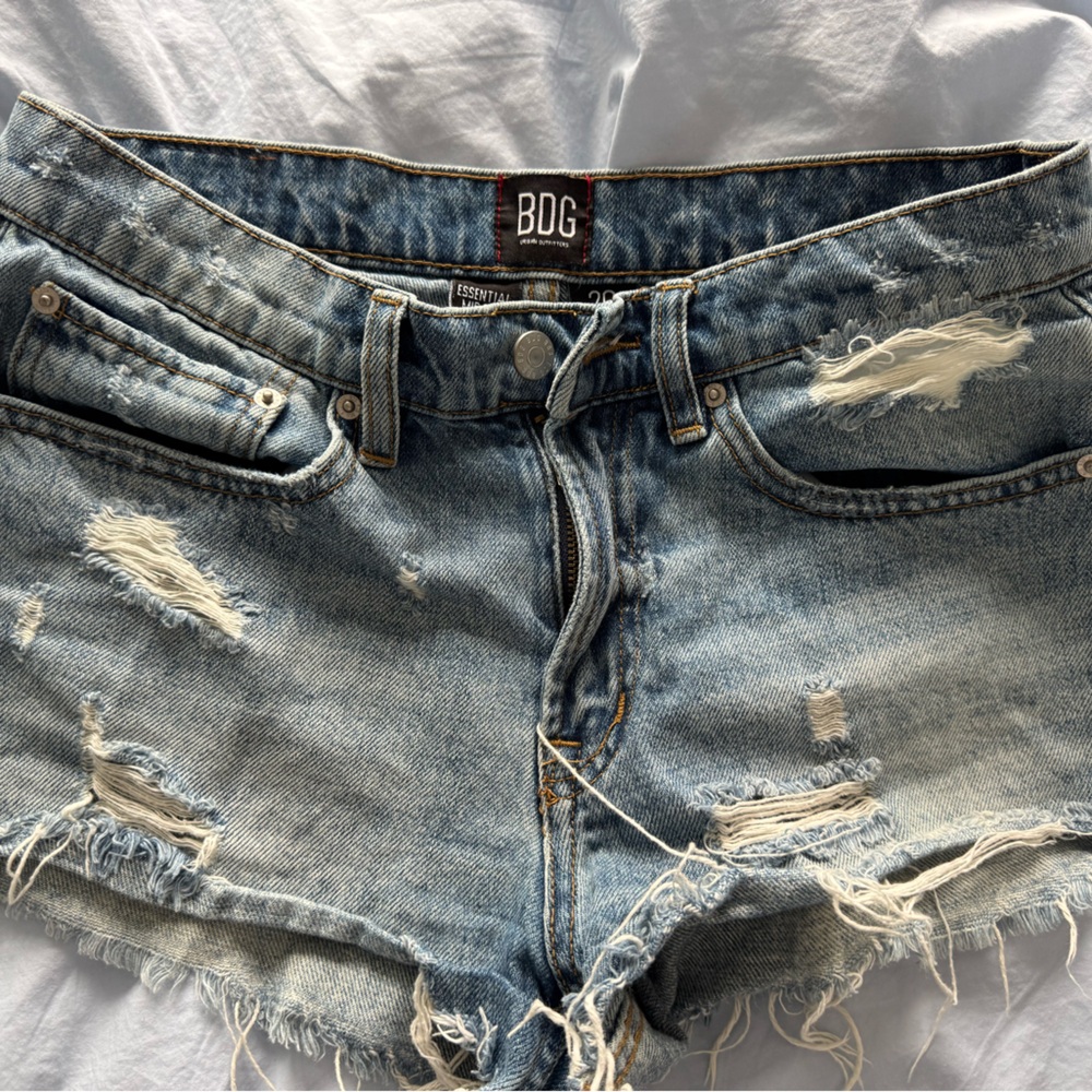 BDG Essential Mid-Rise Denim Jean Shorts